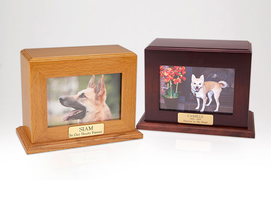 Wooden Framed Urns